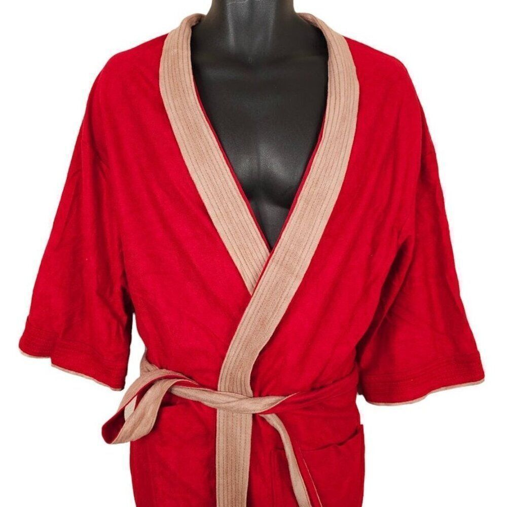 Vintage Mervyns Robe Mens Size Large Red Mens Collection Lounge Wear